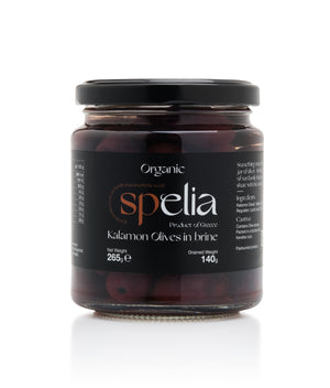 Spelia Organic Kalamon Olives in brine (3 pcs)