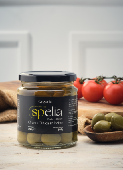 Spelia Organic Green Olives in brine (3 pcs)